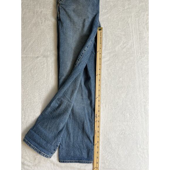 J. Crew Womens Y2K Denim Bib Overalls Size XS Country Cowgirl Cabincore Western - Picture 6 of 6